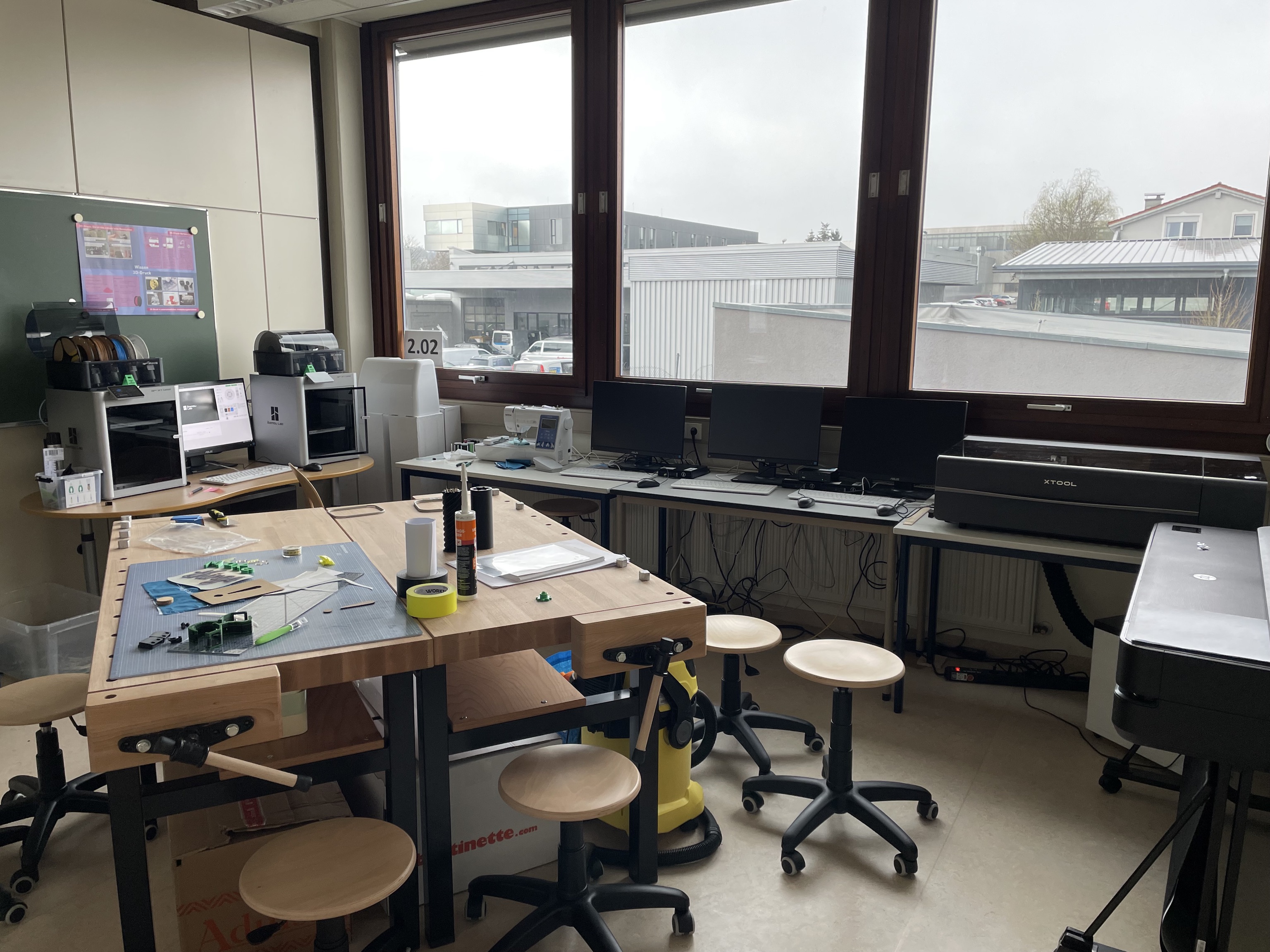 Bild des Makerspace am Seminar Freudenstadt